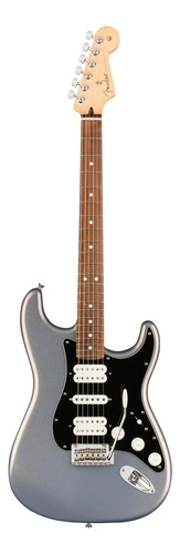 Guitarra Eléctrica Fender Player Stratocaster Hsh De Aliso Silver Brillante Con Diapasón De Granadillo Brasileño
