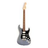 Guitarra Eléctrica Fender Player Stratocaster Hsh De Aliso Silver Brillante Con Diapasón De Granadillo Brasileño