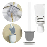 Cepillo Limpieza Inodoro Flexible Silicona Inodoro Wc Baño