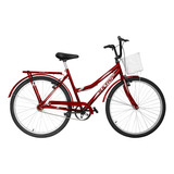 Bicicleta Retro Feminina Aro 26 Summer Passeio Com Cestinha