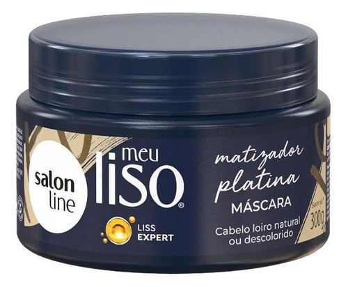 Salonline Máscara Meu Liso Liso Platina - 300g