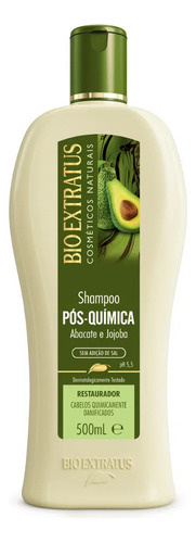 Shampoo Pós Química Abacate E Jojoba 500ml Bio-extratus