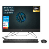 Todo En Uno Hp 24 Cb1013 Core I5 1215u 8gb 256gb 23.8 Fhd Color Negro 110v/220v