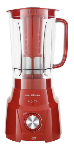 Liquidificador Britânia B1000 Vermelho 1200w 127v