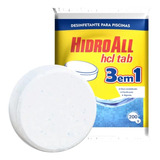 Pastilha De Cloro Hidroall 3 Em 1 Tablete 200g Hcl-tab Promo