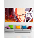 Cuadro Poliptico Saitama One Punch Man Art Xxl 192cmx100cm