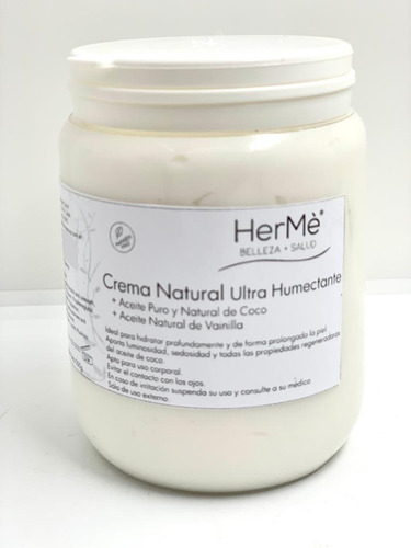 Crema Ultra Humectante De Coco & Vainilla X 500gr.