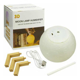 Humidificador Difusor Aromaterapia Lámpara Luna 3d