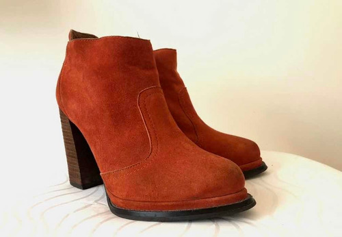 Botas De Gamuza Terracota Jeffery Cambell Talle 37