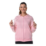 Moletom Feminino Com Ziper Blusa De Frio Forrado Flanelado 