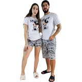 Pijama Dúo De Parejas Mickey Mouse & Minnie Mouse 