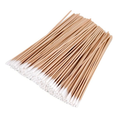500 Aplicadores De Madera Con Punta De Algodón Grado Médico | MercadoLibre
