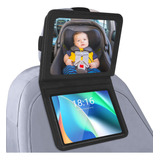 Espejo De Auto Para Bebé Con Soporte Para Tableta Táctil, Es