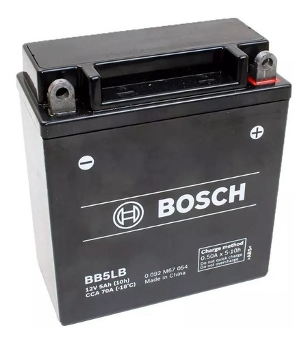 Bateria Moto Bosch Bb5lb 12n53b Ybr 125 Fz16 Crypton 110