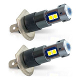 Lampara H1 Lupa 10 Led Blanco  Autos 12v Alto Brillo X2