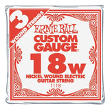Cuerdas Ernie Ball Para Guitarra Única Enrolladas En Níquel,