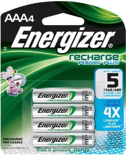 Energizer Paquete De 4 Baterias Aaa Recargables Nh12bp-4