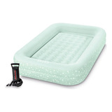 Intex Colchon Cama Inflable Viaje Para Niños Funda + Bomba