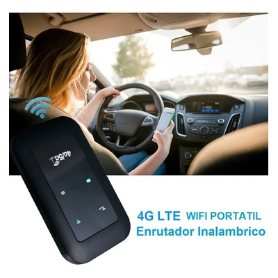 Modem portátil 4G LTE Alloyseed Negro WiFi Telcel Movistar | Envío gratis