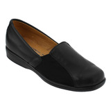 Zapato Mujer Enrico Ferri 2411 Piel Borrego Confort Negro