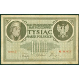 Polonia Billete 1000 Marek 17.5.1922 P# 22 Bueno+