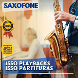 1550 Playbacks + 1550 Partitura Para Sax + Apostilas