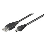 Cable Usb A Usb Mini 5 Pin Negro