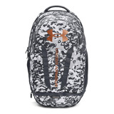 Mochila Impermeable Under Armour, Hustle 5.0 Camuflaje Gris