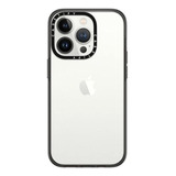 Funda Casetify Para iPhone 14 Pro Shockpr Clear Black