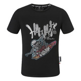 Playera Pp Philipp Plein Hawaii Platinum Cut