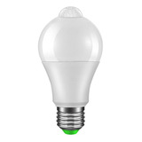 Bombillo Led 12w Sensor De Movimiento Blanco 6400k Pir 