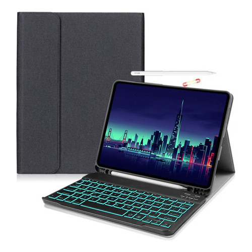 Funda Con Teclado Iluminado Para iPad Pro 9 7/6/5ª Gen/air 2