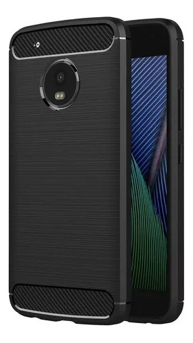 Funda Carbono Tpu Rugged Armor Para Motorola Moto G5s Plus