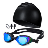 Gafas De Natación Kit 5 En 1, Nadar Protección Uv Antivaho