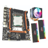 Kit Placa X99 + Xeon 2650 V4 + 16gb Rgb Ddr4 + Cooler 2 Fans