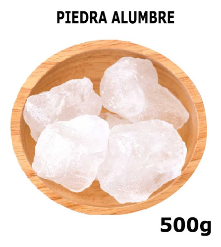 Piedra De Alumbre Natural Premium 500g
