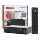 Conversor Digital Hd E Gravador Tomate Tv Digital Com Visor Cor Preto