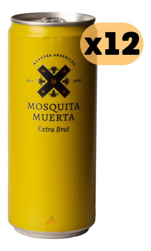 Vino Mosquita Muerta Espumante Extra Brut Lata 12x310 Ml