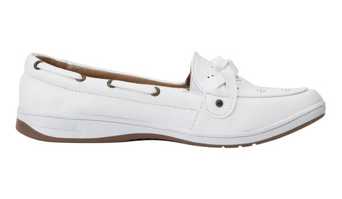 Zapato Confort Piso Antifaz Shosh Blanco Mujer 501