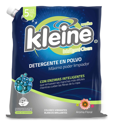 Detergente Polvo Kleine Premium Floral X 5000gr