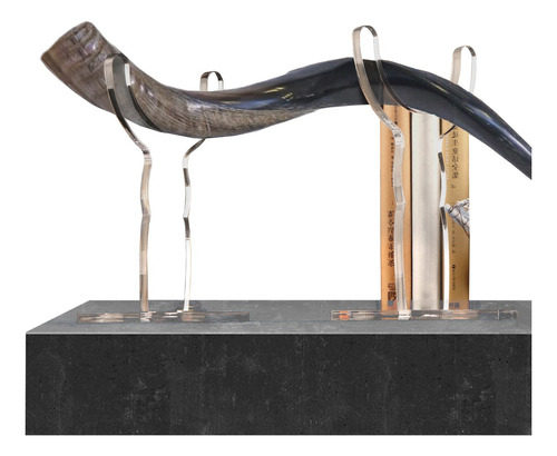 Soporte Acrílico Para Shofar, Soporte Transparen