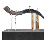 Soporte Acrílico Para Shofar, Soporte Transparen