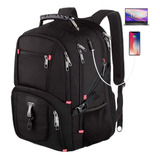 Mochila De Viaje Extra Grande Mochilas Para Portátiles De 17 Pulgadas Bolsa De Trabajo De Negocios Antirrobo Con Carga Usb