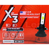 Kit Cree Led Mini X3 48.000 Lm  H1 H3 H7 H11 9006 Chip Usa