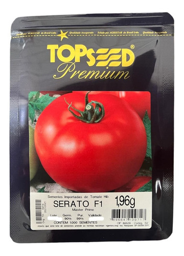 1.000 Sementes De Tomate Hibrido F1 Serato Topseed Premium
