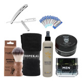 Kit Barberia Cuidado Personal Para Hombres