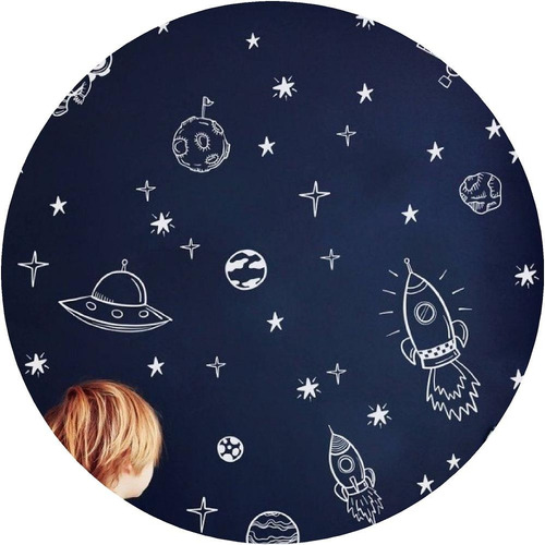 Stickers Planetas Cohetes Astronauta Habitación Infantil M