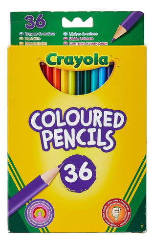 Lápices De Colores Crayola Premium Caja Con 36 Colores