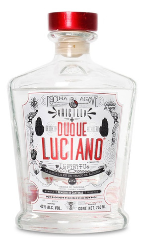 Raicilla Duque Luciano Blanco 42° Alcohol 750ml 