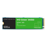 Ssd Wd Green Sn350 500gb M.2 2280 Pcie Gen3 X4 Nvme 1.3